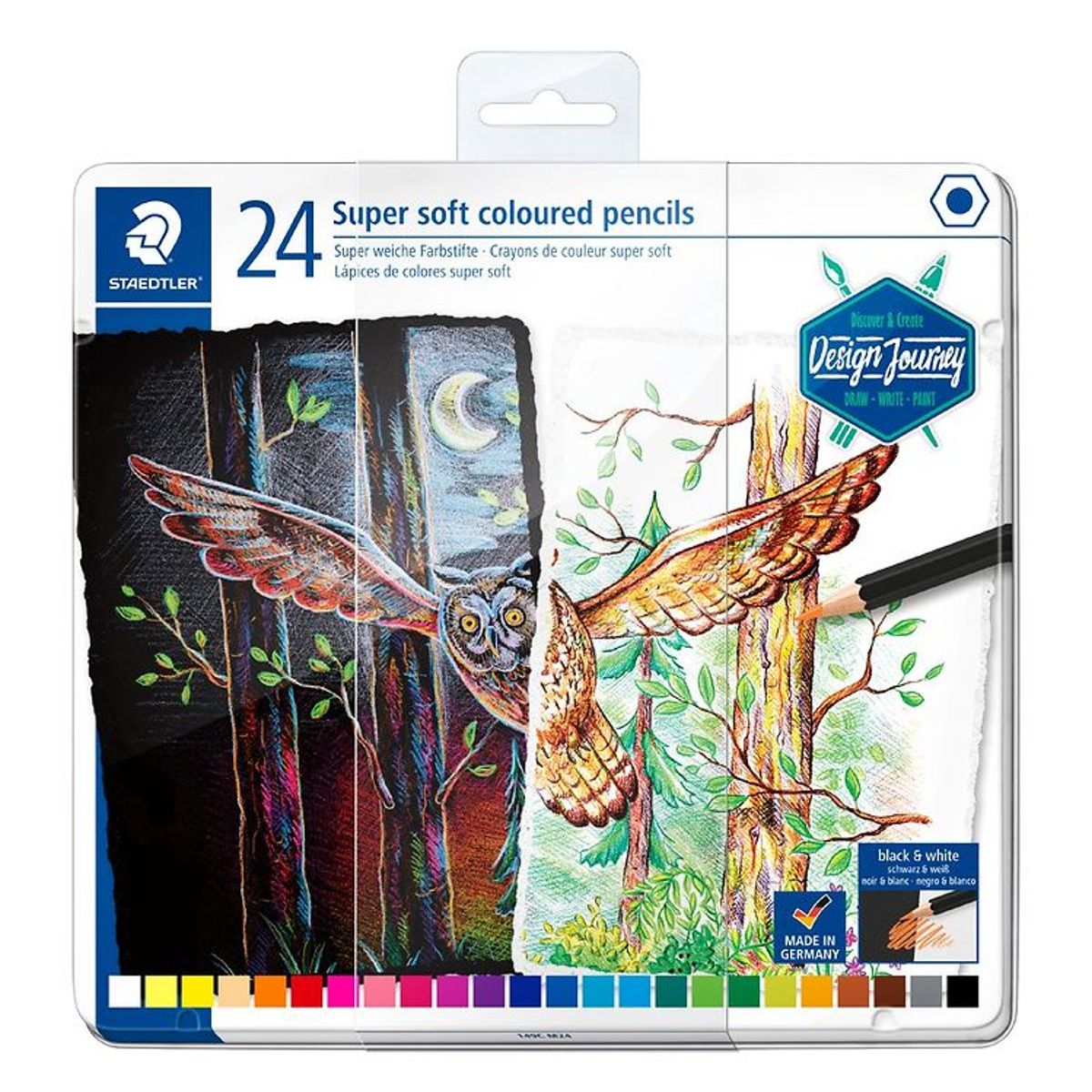 Staedtler Farveblyanter - Super Soft - 24 stk