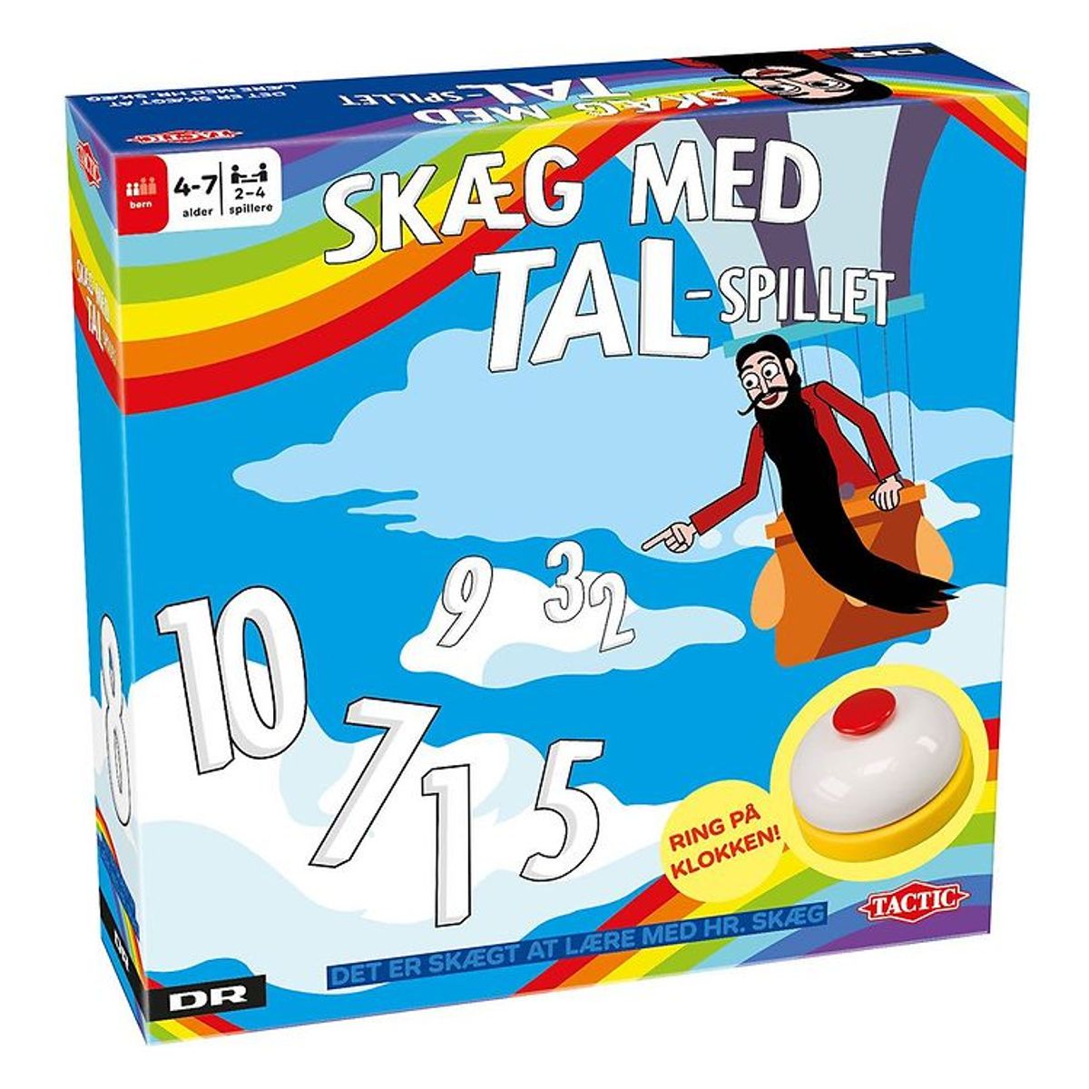 TACTIC Brætspil - Skæg Med Tal-Spillet