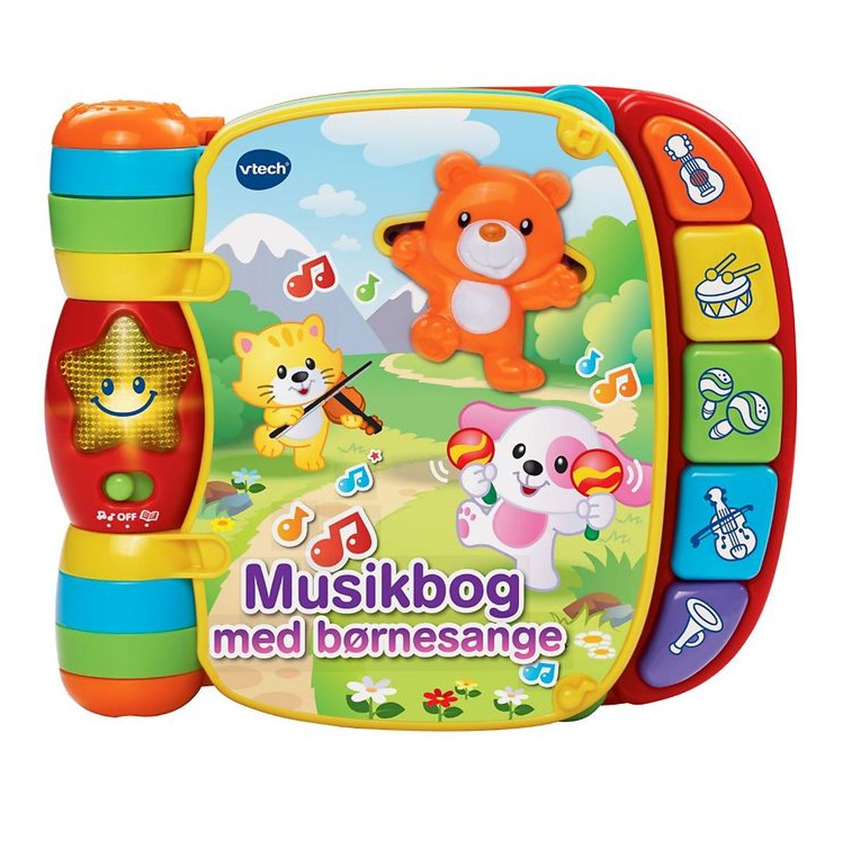 Vtech Bog - Musikbog Med Børnesange