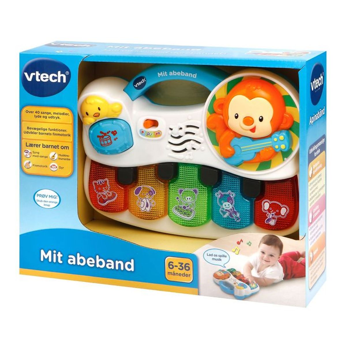 Vtech Musikinstrument - Mit Abeband - Dansk