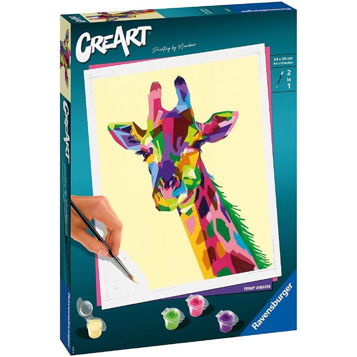 Ravensburger CreArt Malesæt - Funky Giraffe