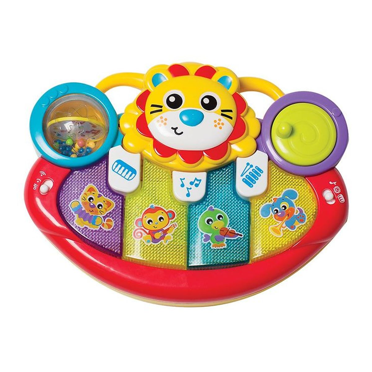 Playgro Pianomåtte - Lion Activity Kick Toy Piano