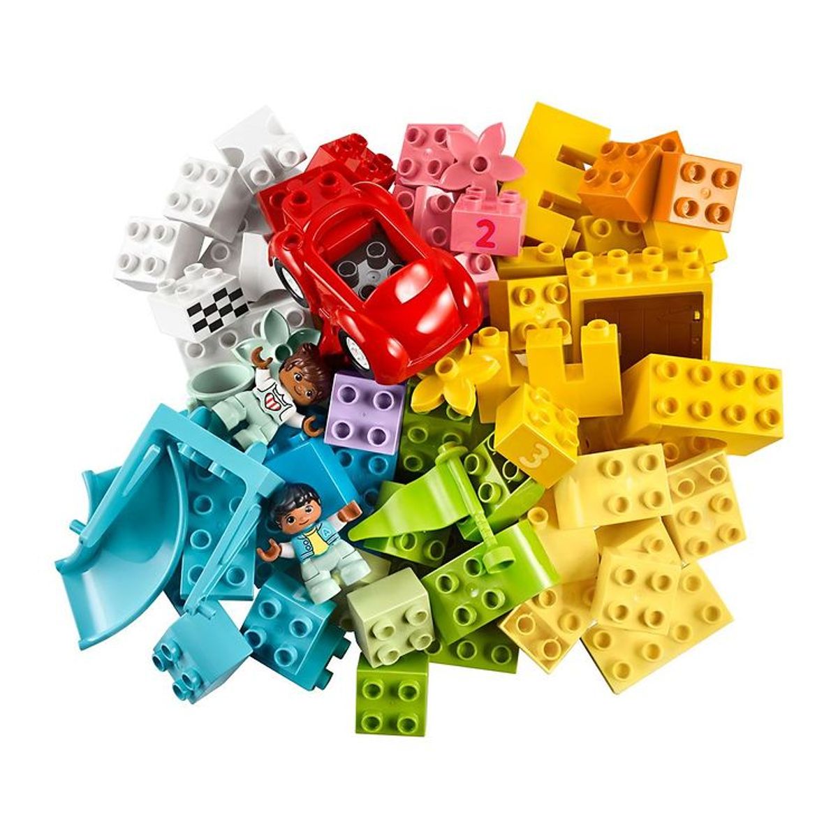 LEGO ® DUPLO - Luksuskasse Med Klodser 10914 - 85 Dele