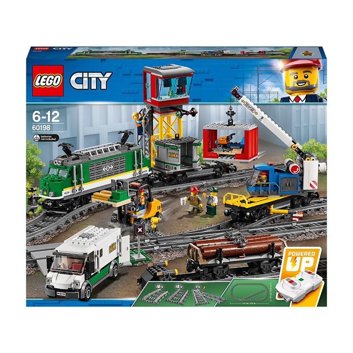 LEGO ® City - Godstog 60198 - Motoriseret - 1226 Dele