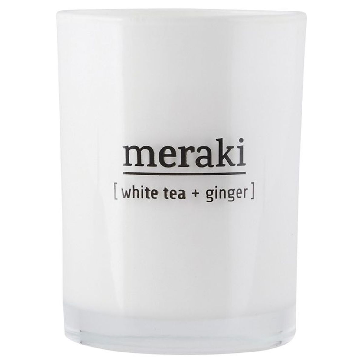 Meraki Duftlys - 220 g - White Tea & Ginger