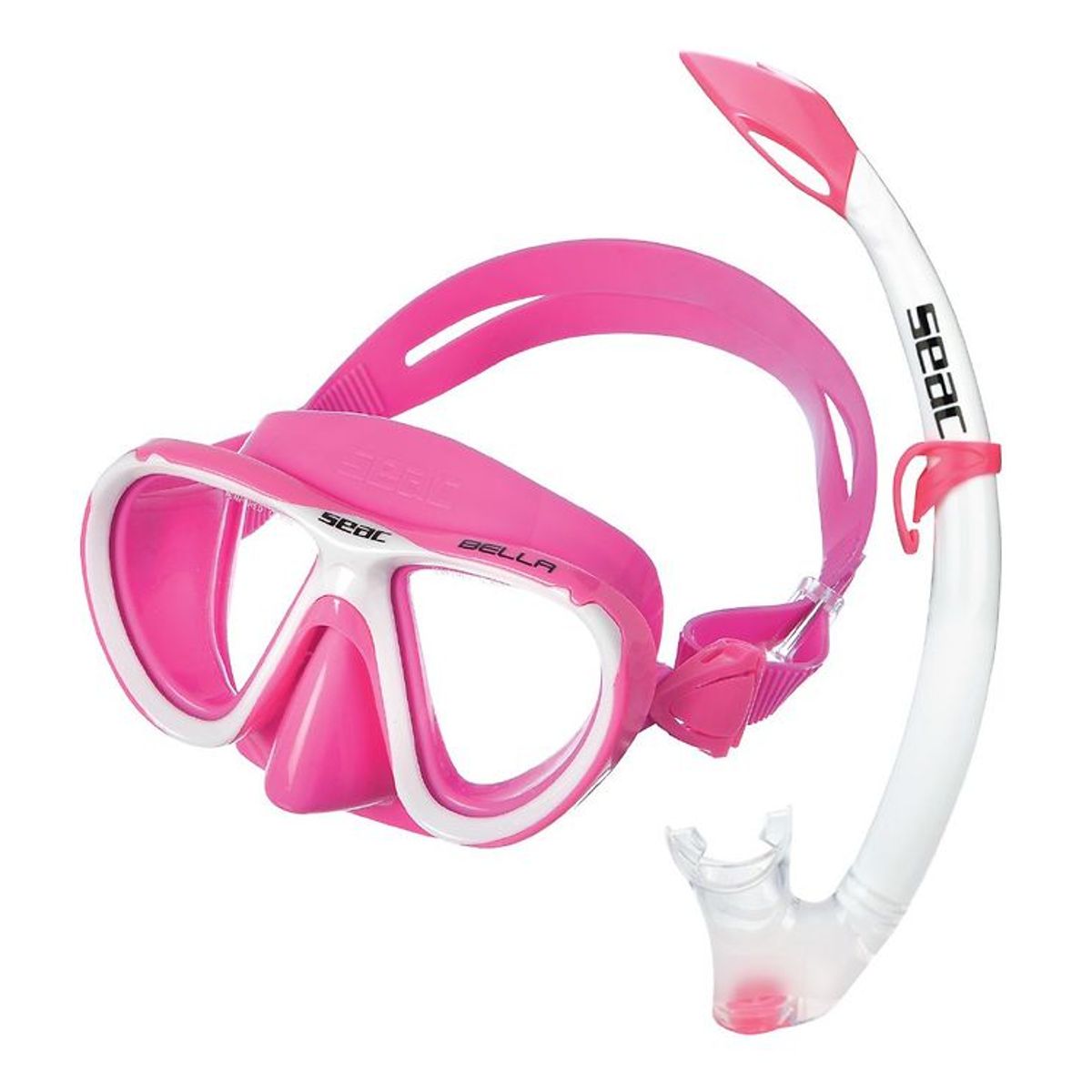 Seac Snorkelsæt - Bella - Pink/Hvid