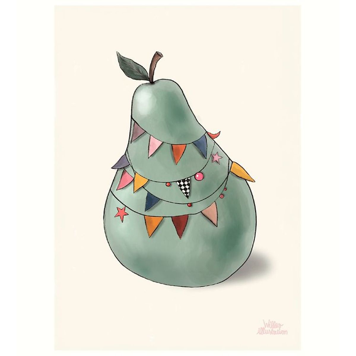 Citatplakat Plakat - A3 - Pretty Pear