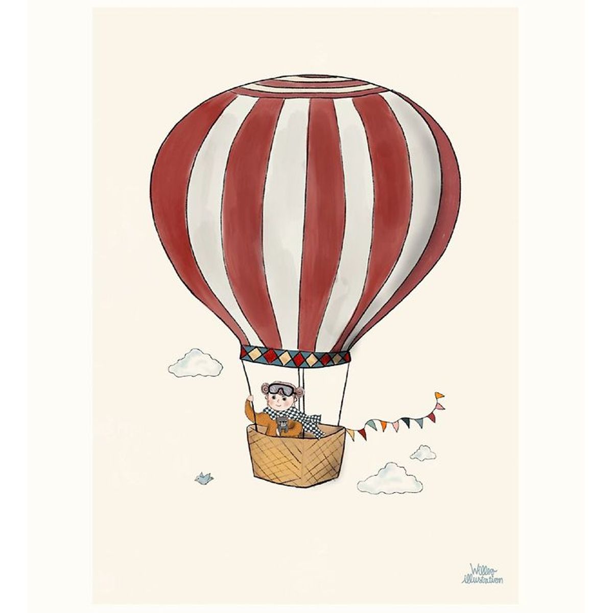 Citatplakat Plakat - B2 - Beautiful Balloon