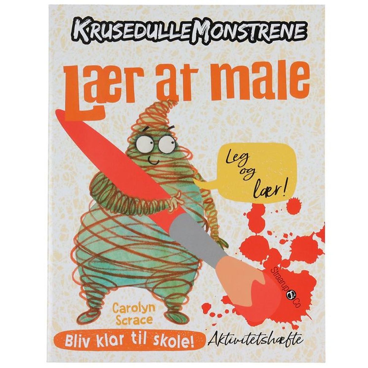 Straarup & Co Bog - Krusedulle Monstrene - Lær at Male - Dansk