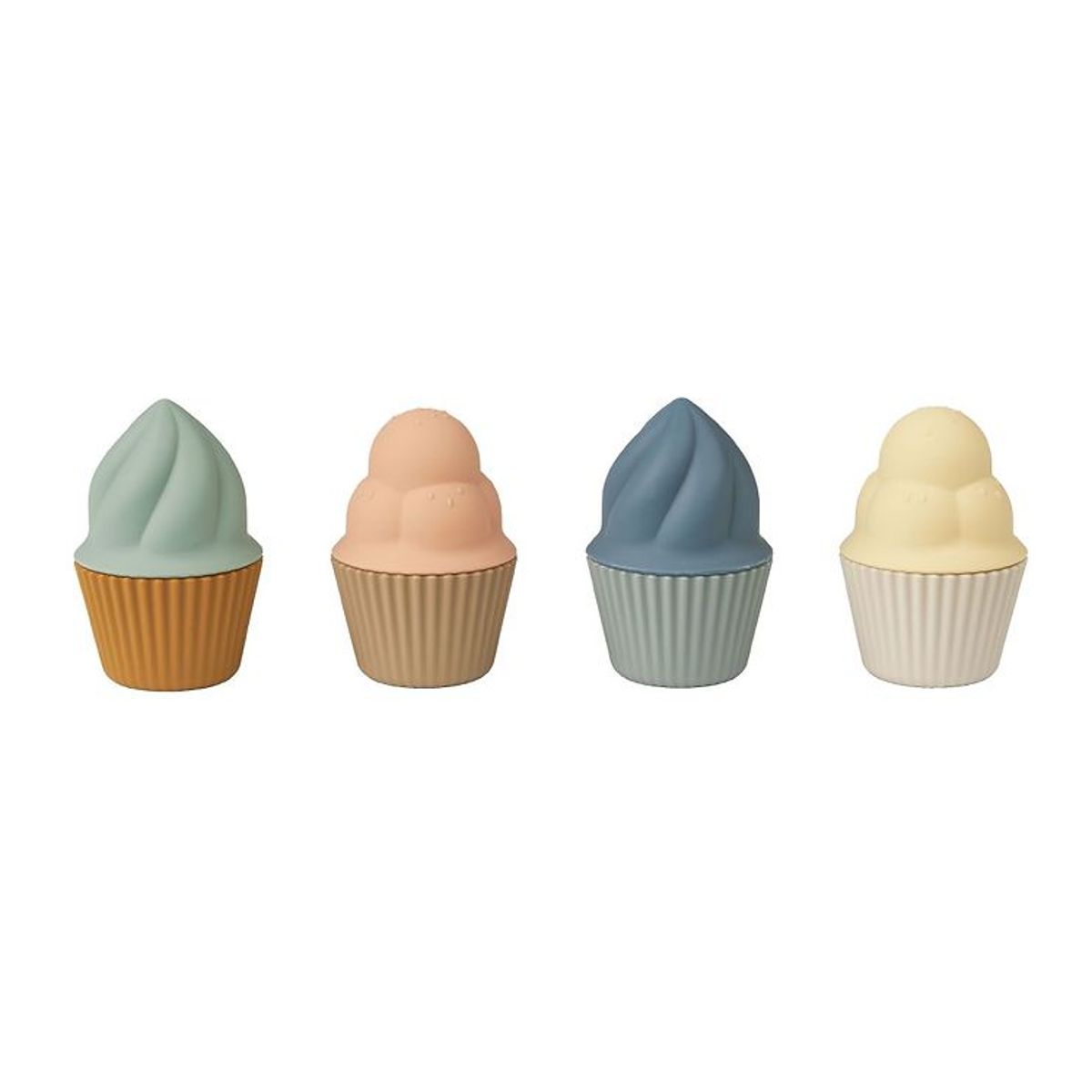 Liewood Cupcake - 4-pak - Silikone - Multi Mix