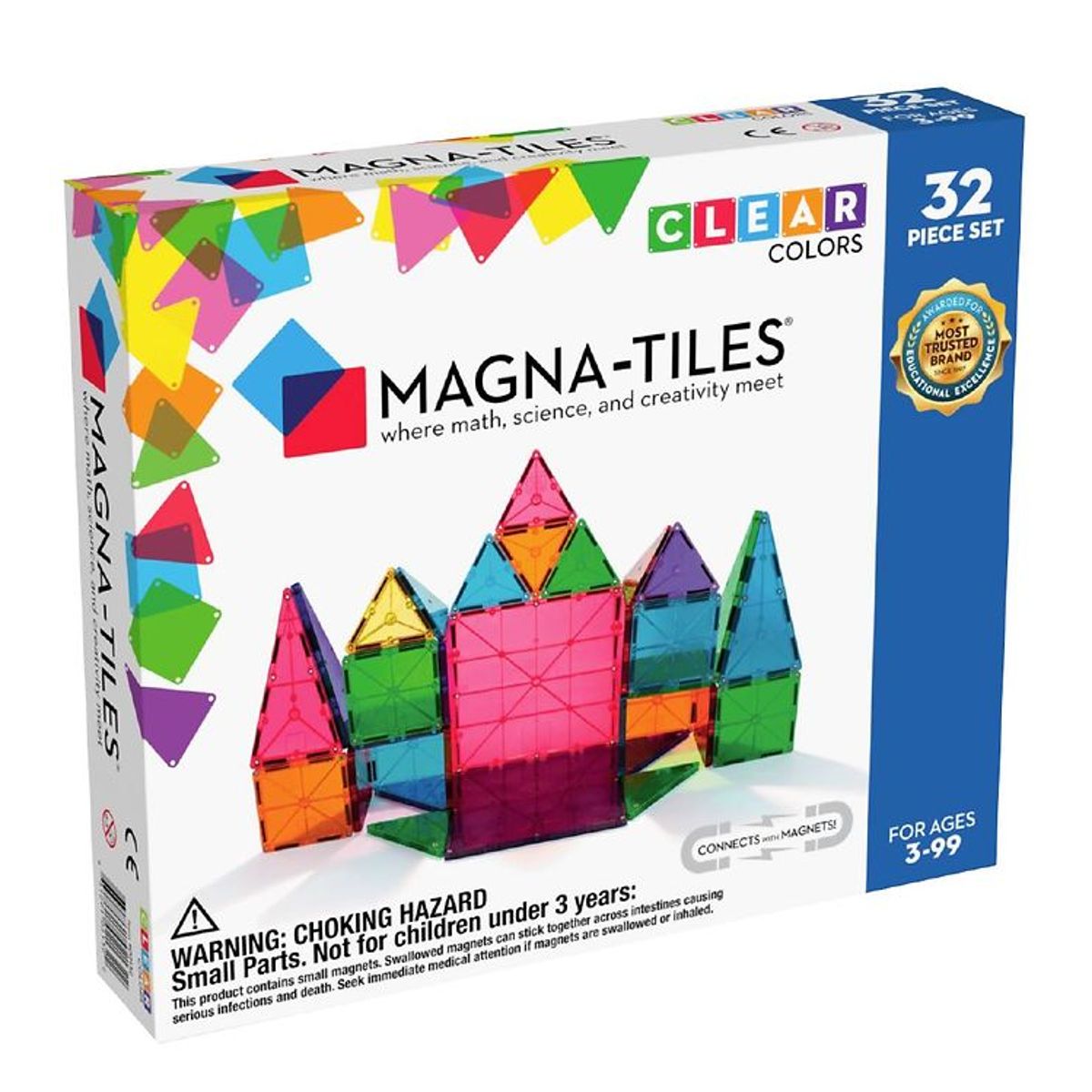 Magna-Tiles Magnetsæt - 32 Dele