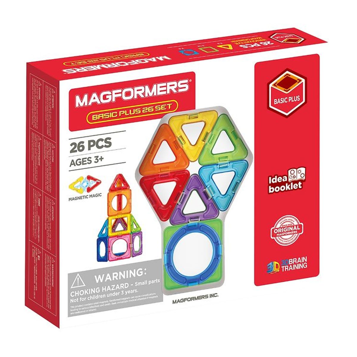 Magformers Magnetsæt - Basic Plus - 26 Dele