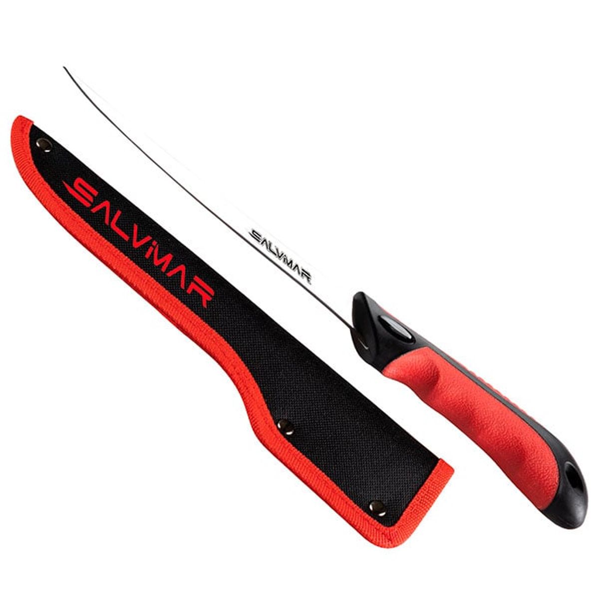 Salvimar Filet Kniv Sort/Rød