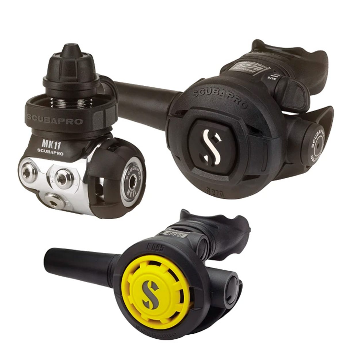 Scubapro MK11 EVO DIN 300/S270 | R095 Octo - Regulatorsæt