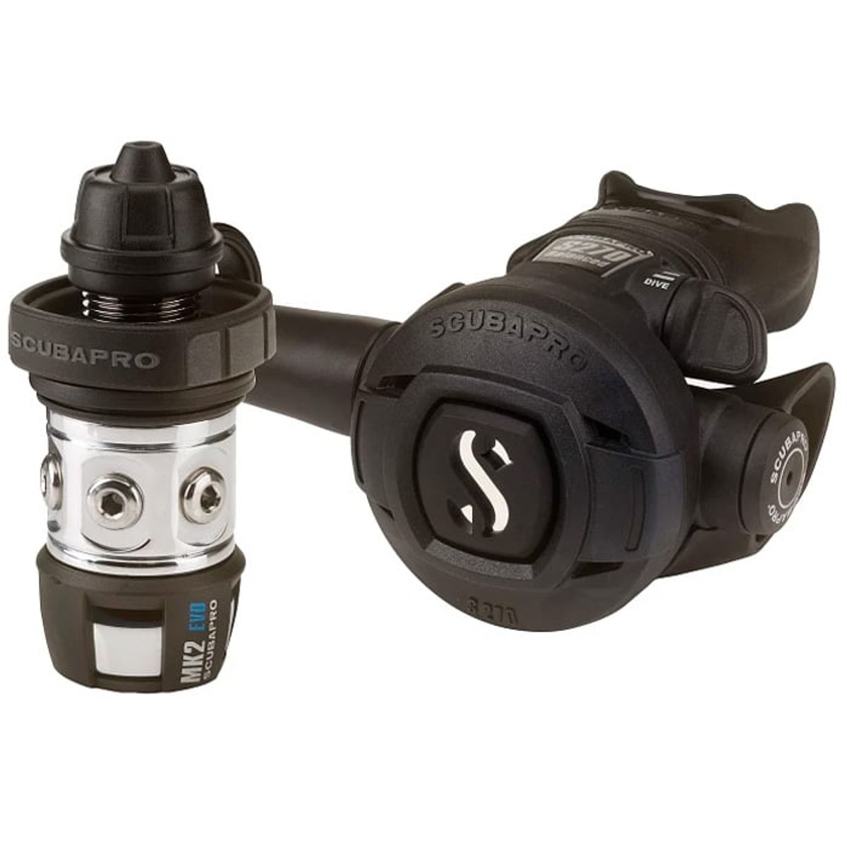 Scubapro MK2 EVO DIN S270 Regulator Sort