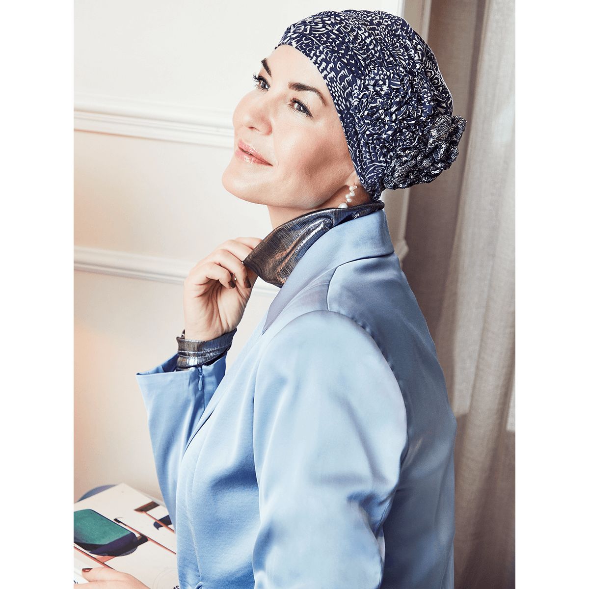 HocYama Turban | Floating Navy