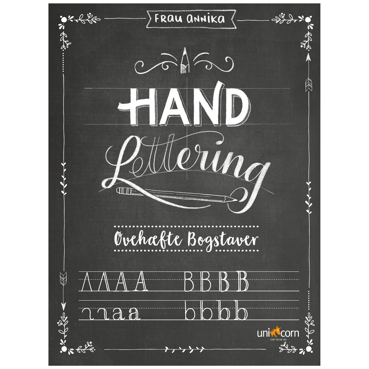 Hand Lettering Øvehæfte Bogstaver (One size)