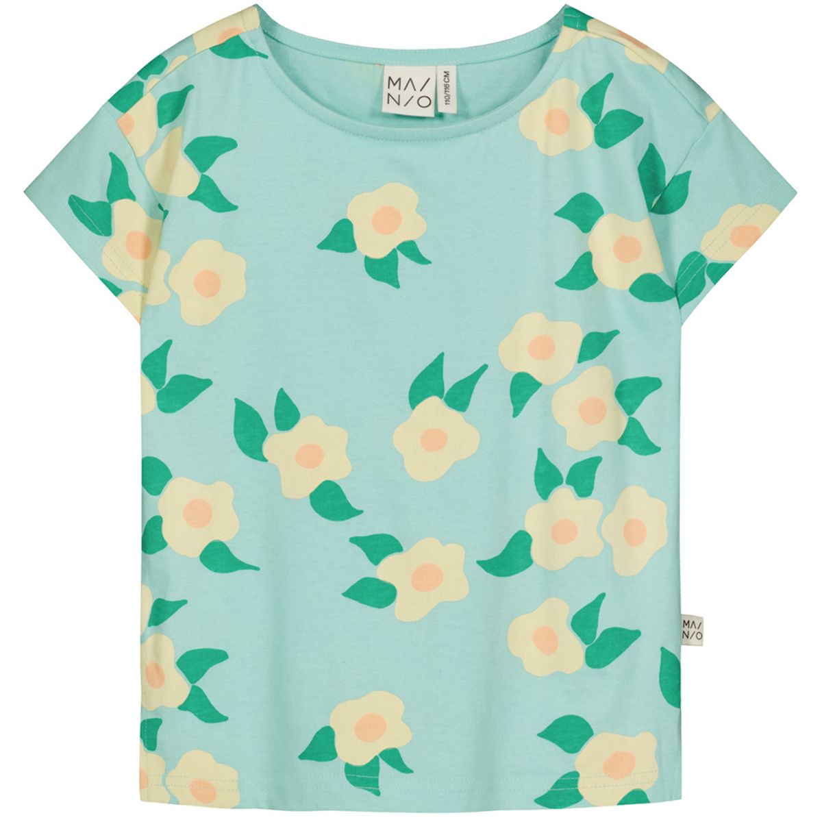 Organic Midsummer rose t-shirt (98-104 cm)