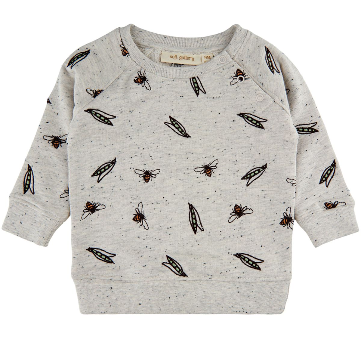 Alexi bees and peas sweatshirt (2 år/92 cm)