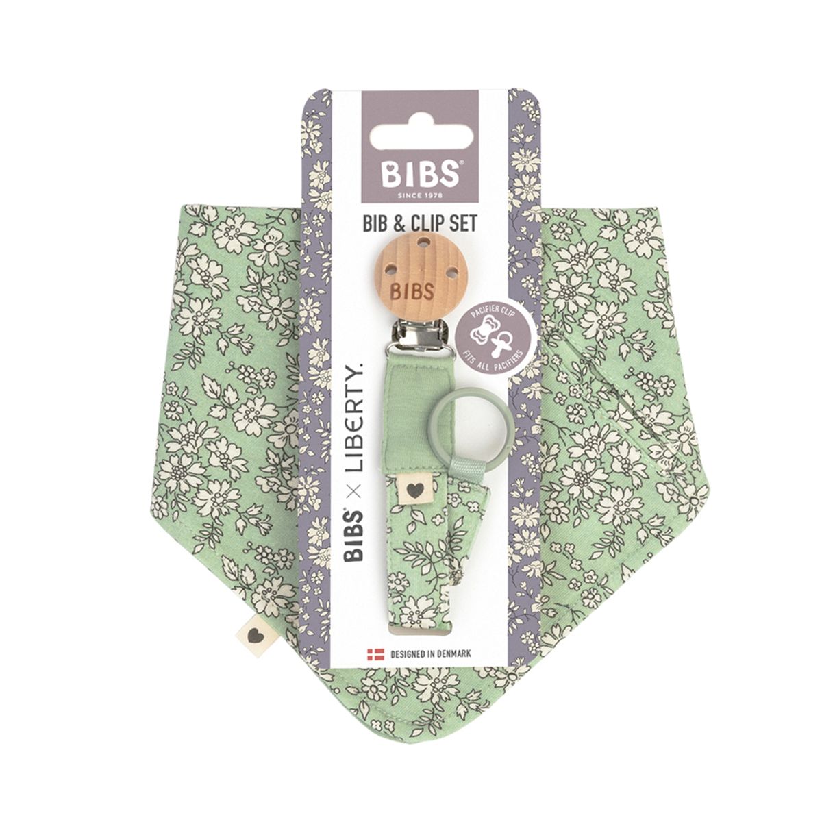 Bibs x Liberty organic gavesæt (One size)