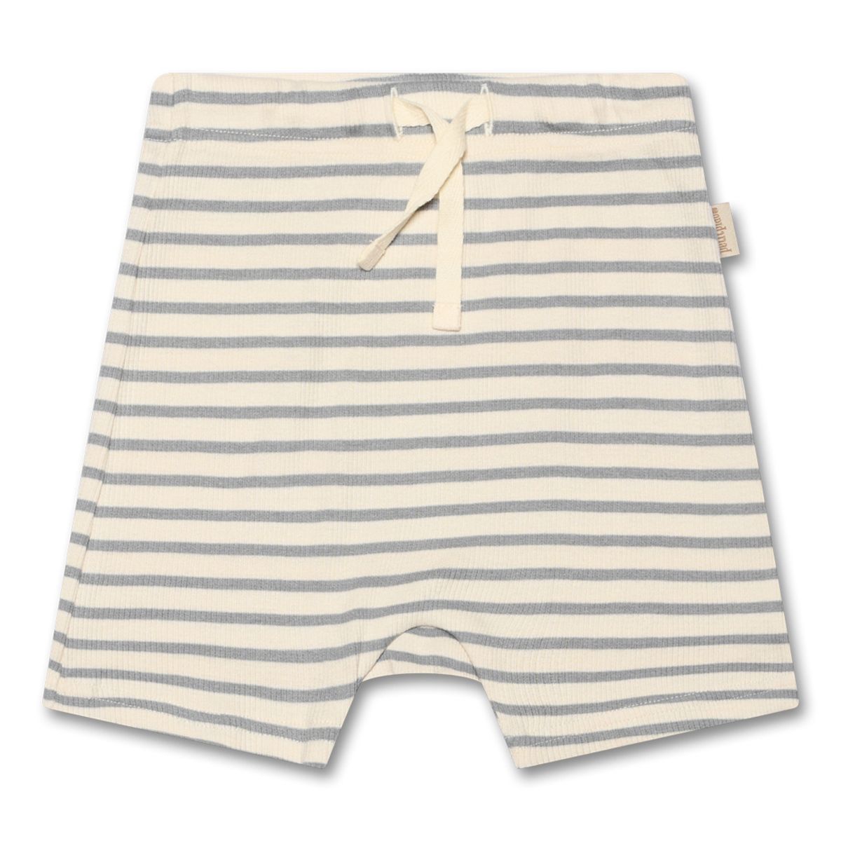 Stribet rib shorts (2 år/92 cm)