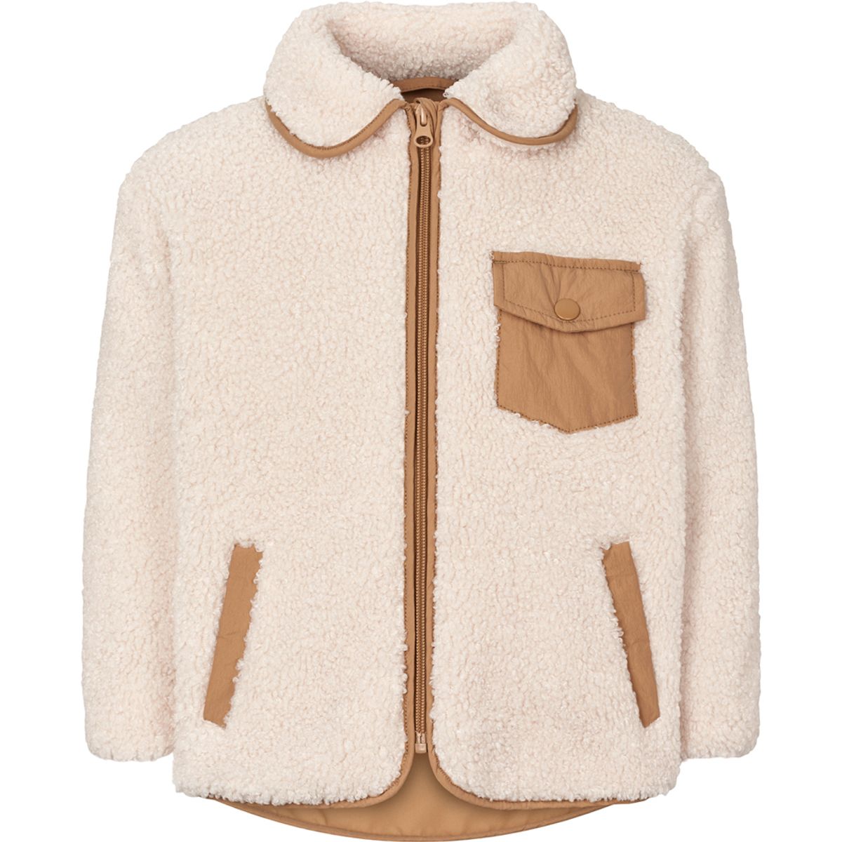 Olda teddyfleece jakke (4-5 år)