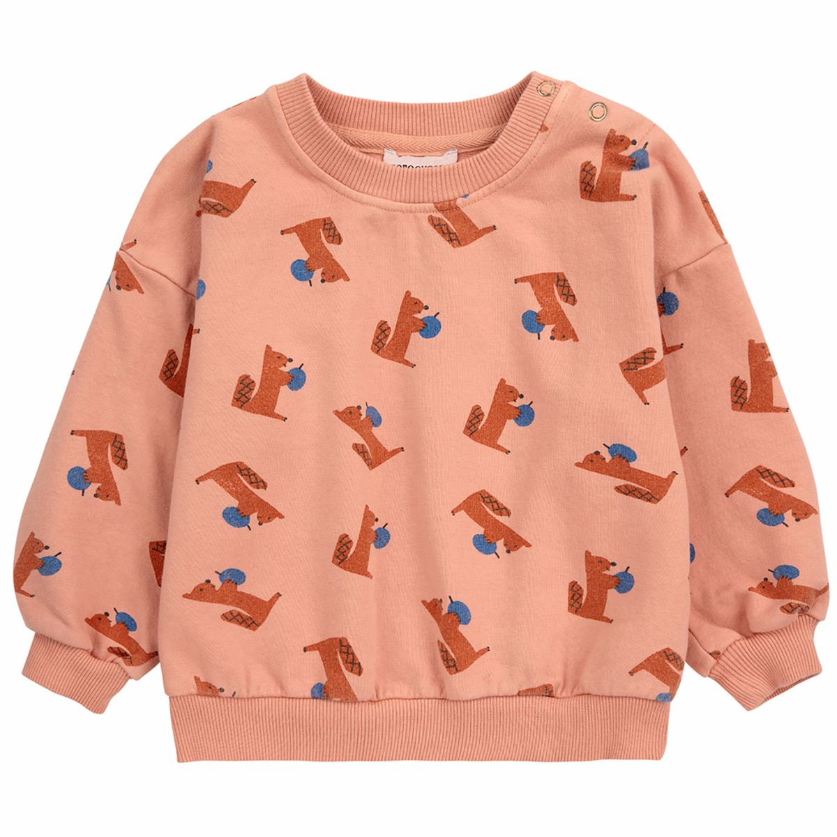 Organic Hungry Squirrel sweatshirt (18 mdr/86 cm)