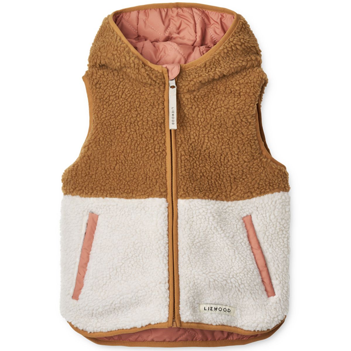 Diana vendbar vest (4 år/104 cm)