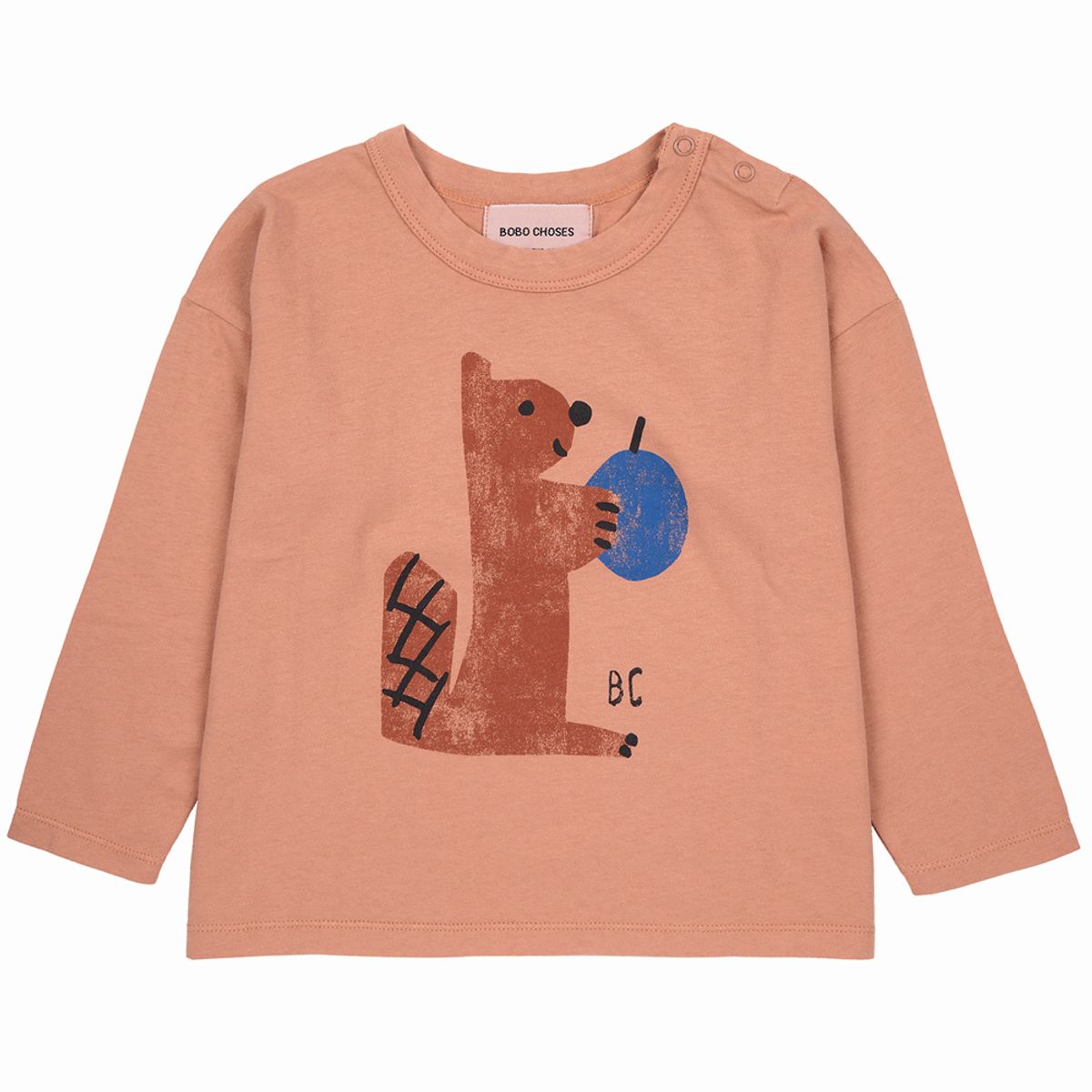 Organic Hungry Squirrel bluse (2 år/92 cm)