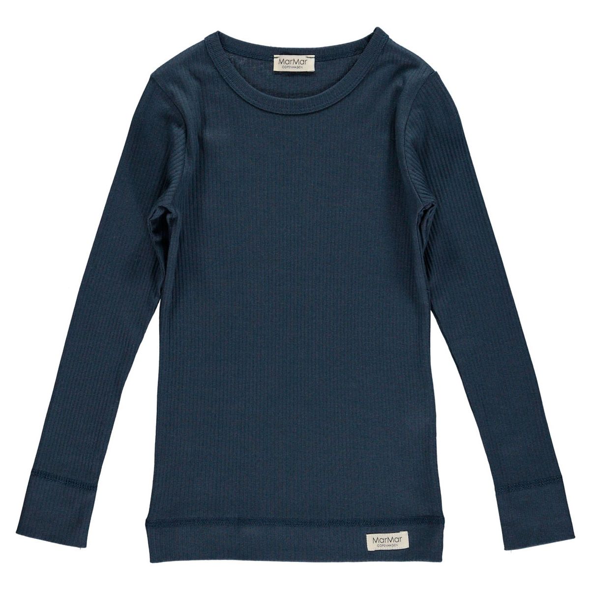 Navy modal rib bluse (2 år/92 cm)