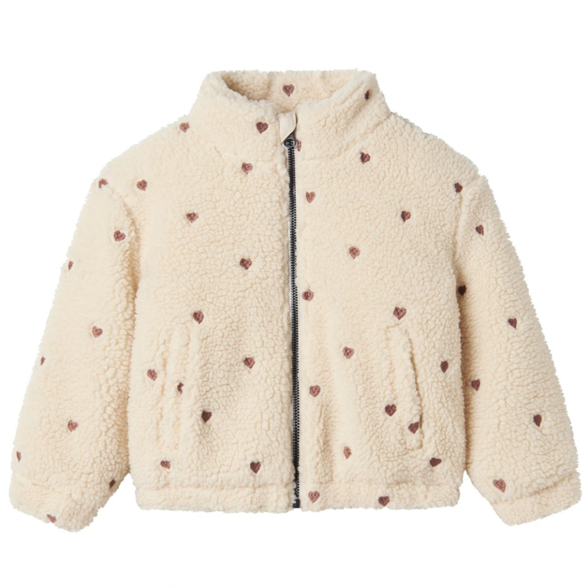 NMFNalo teddyfleece jakke (7-8 år)