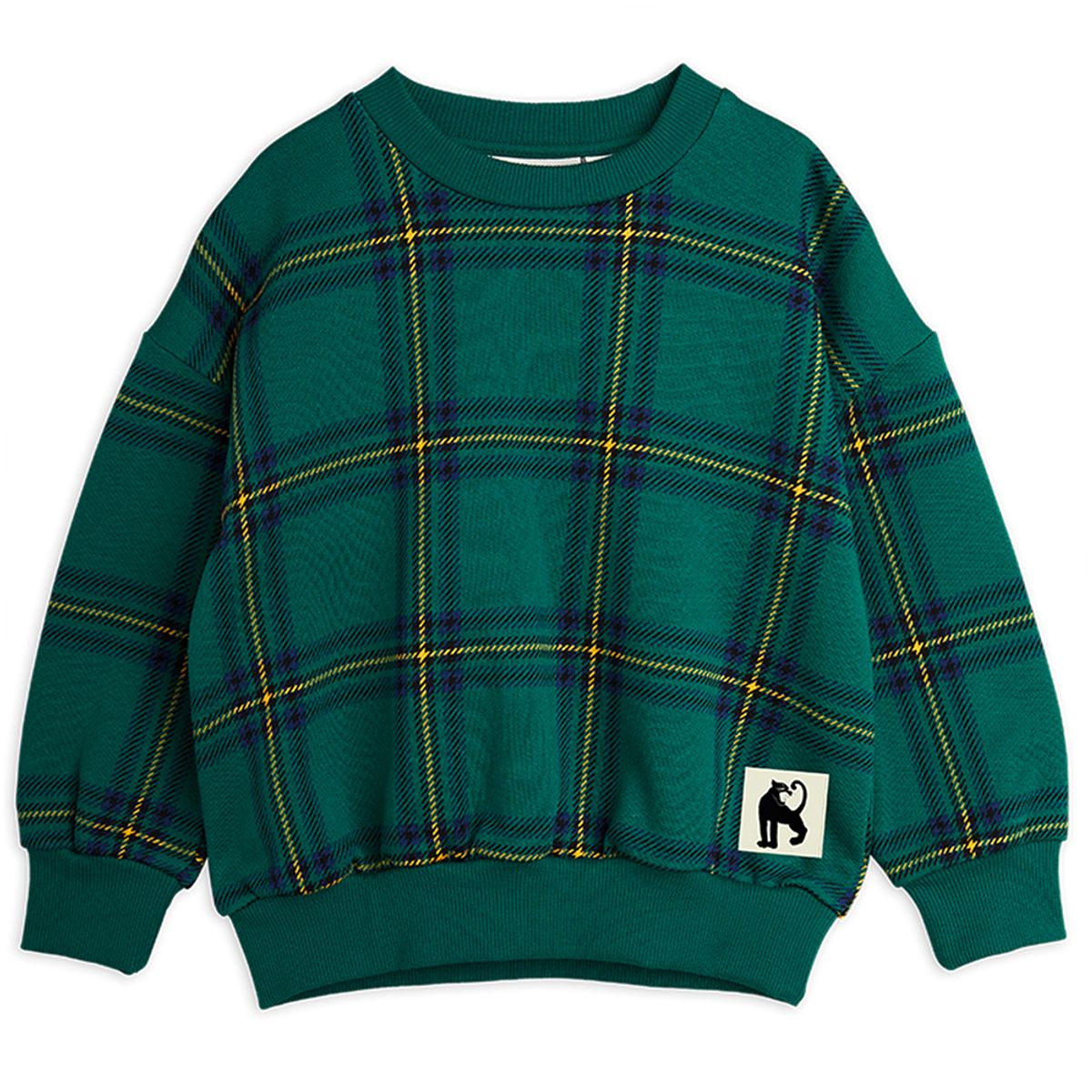 Organic Check sweatshirt (92-98 cm)