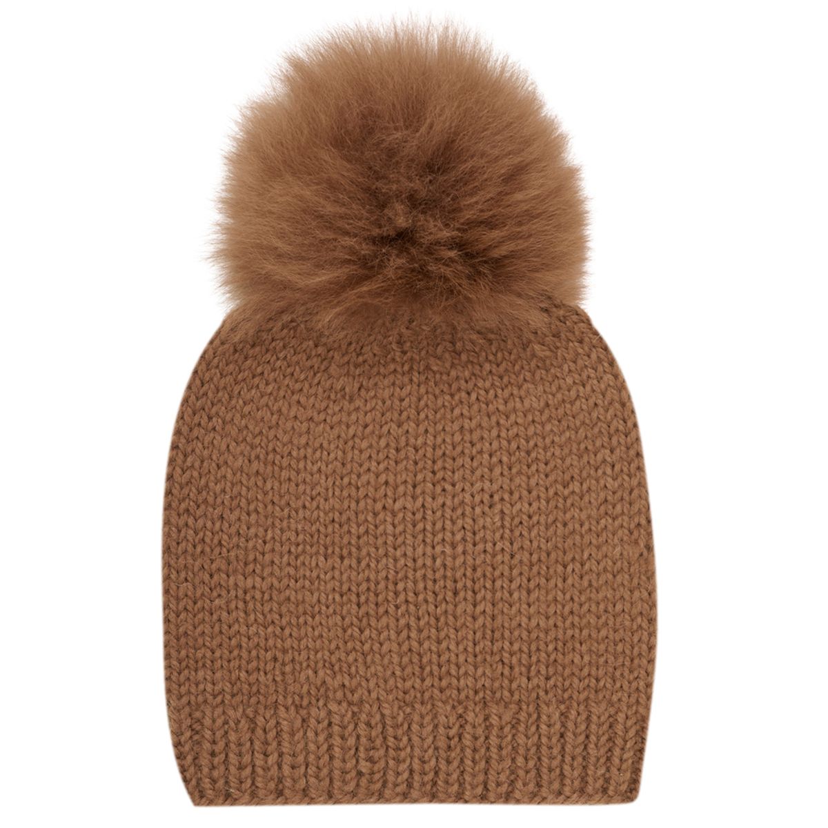 Alpaca uld hue med alpaca pompom (12-24 mdr)