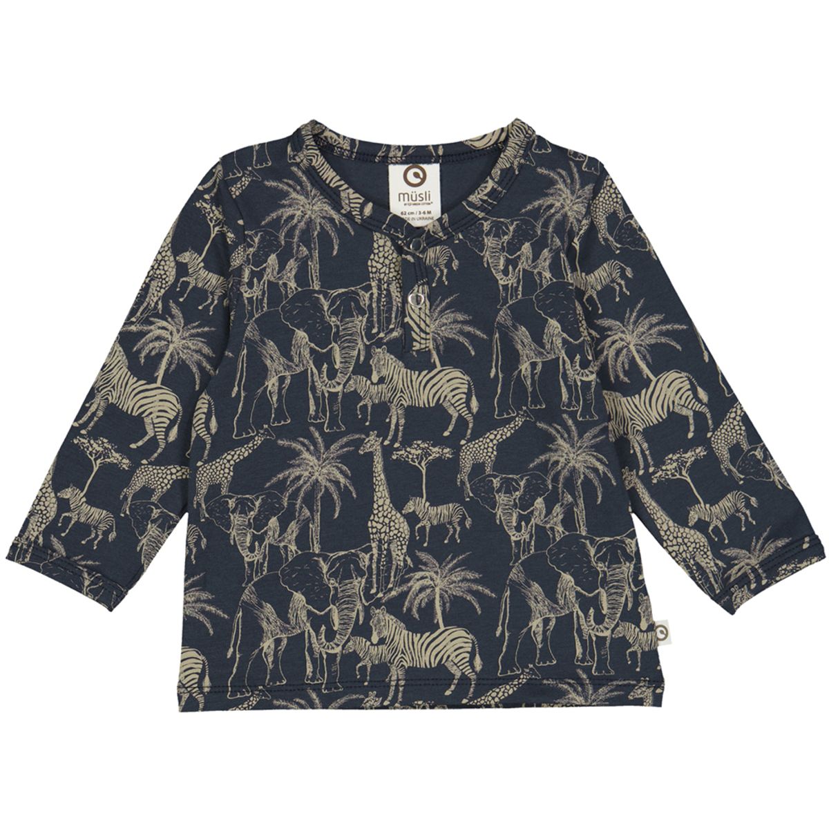 Organic Safari bluse (2 år/92 cm)