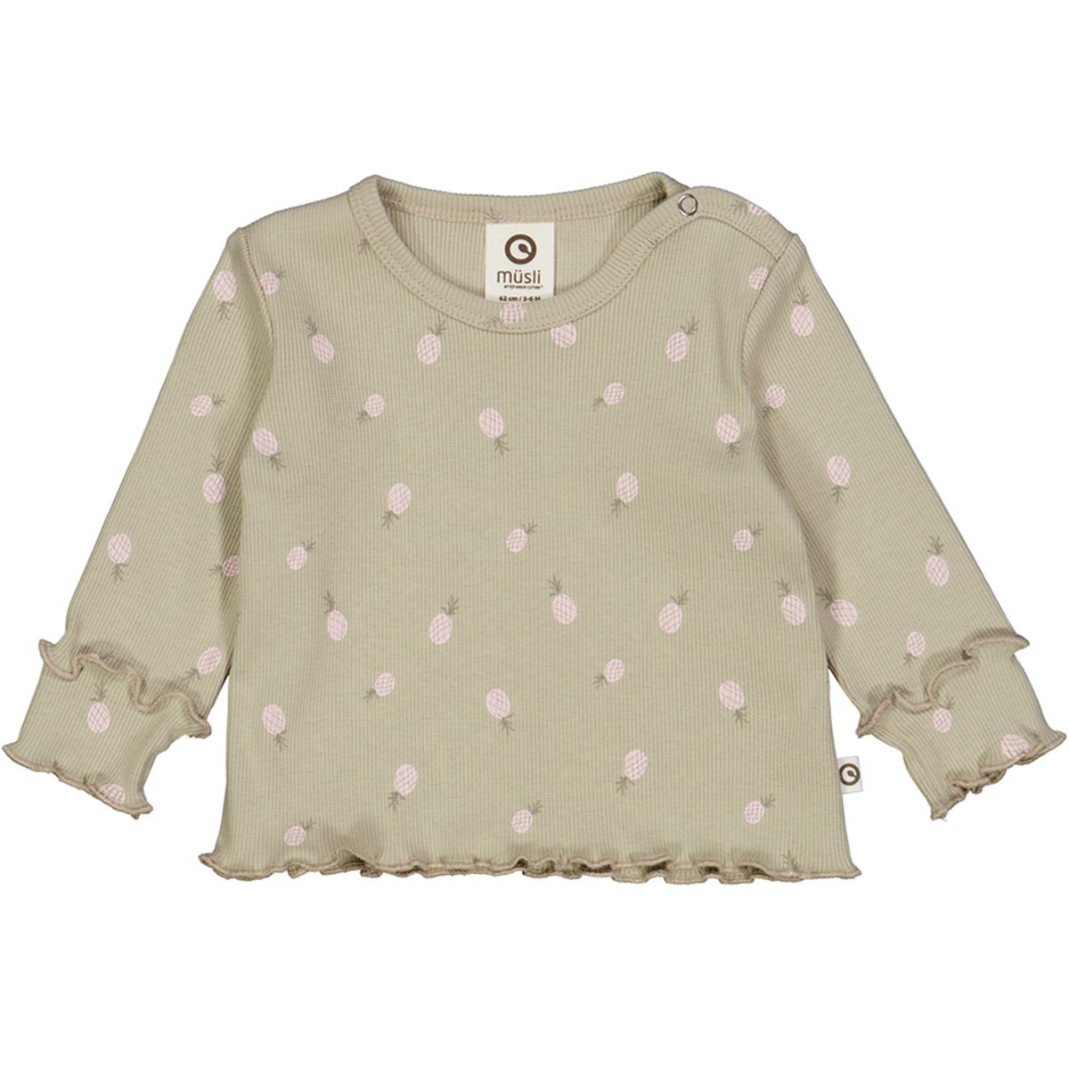 Organic Pineapple bluse (3 år/98 cm)