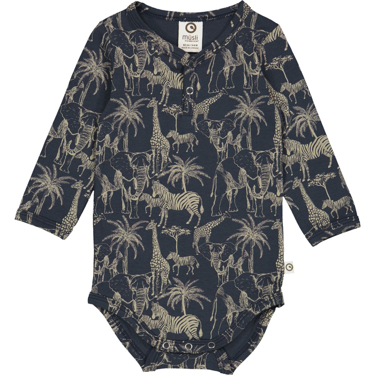 Organic Safari body (3 år/98 cm)