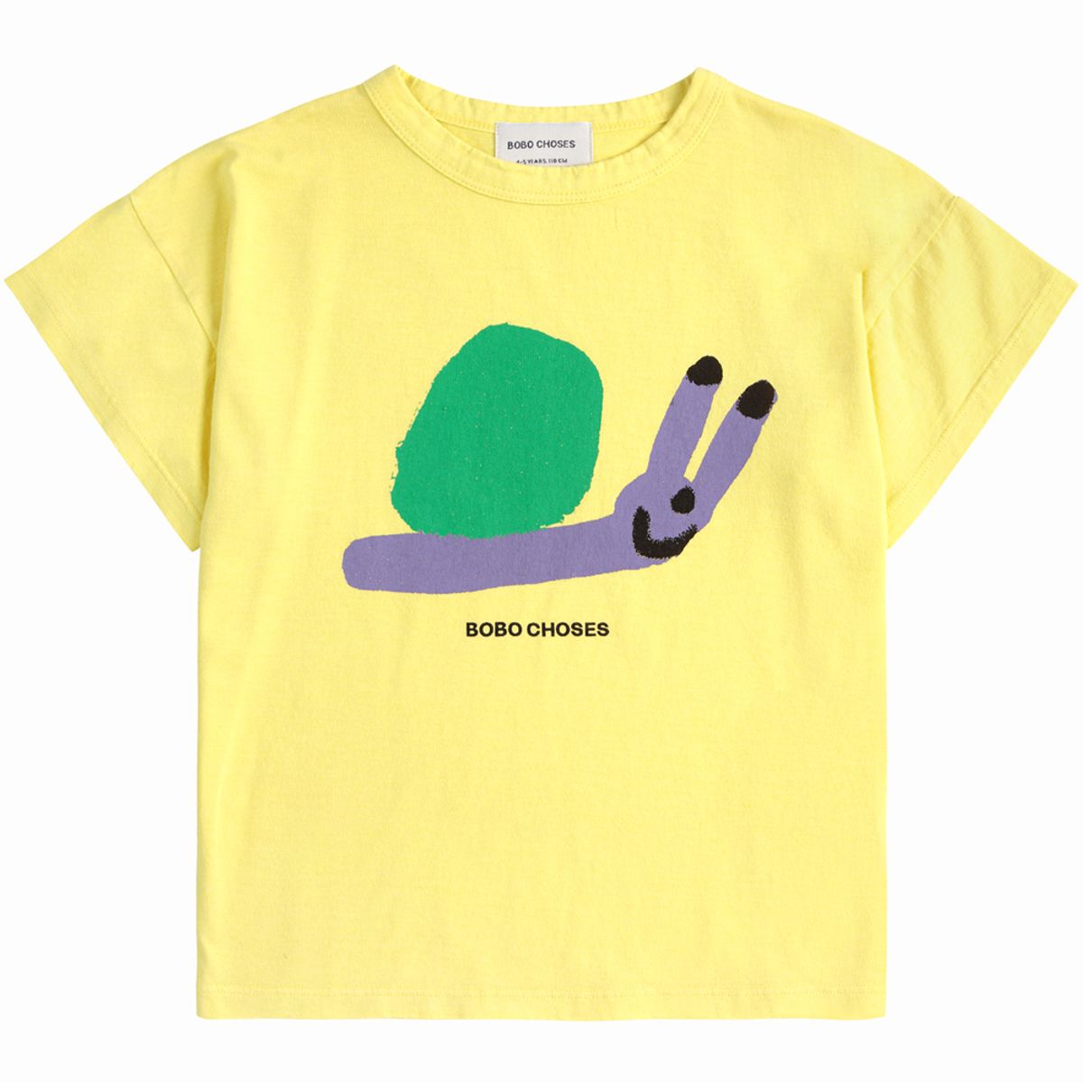 Organic Funny Snail t-shirt (2-3 år)