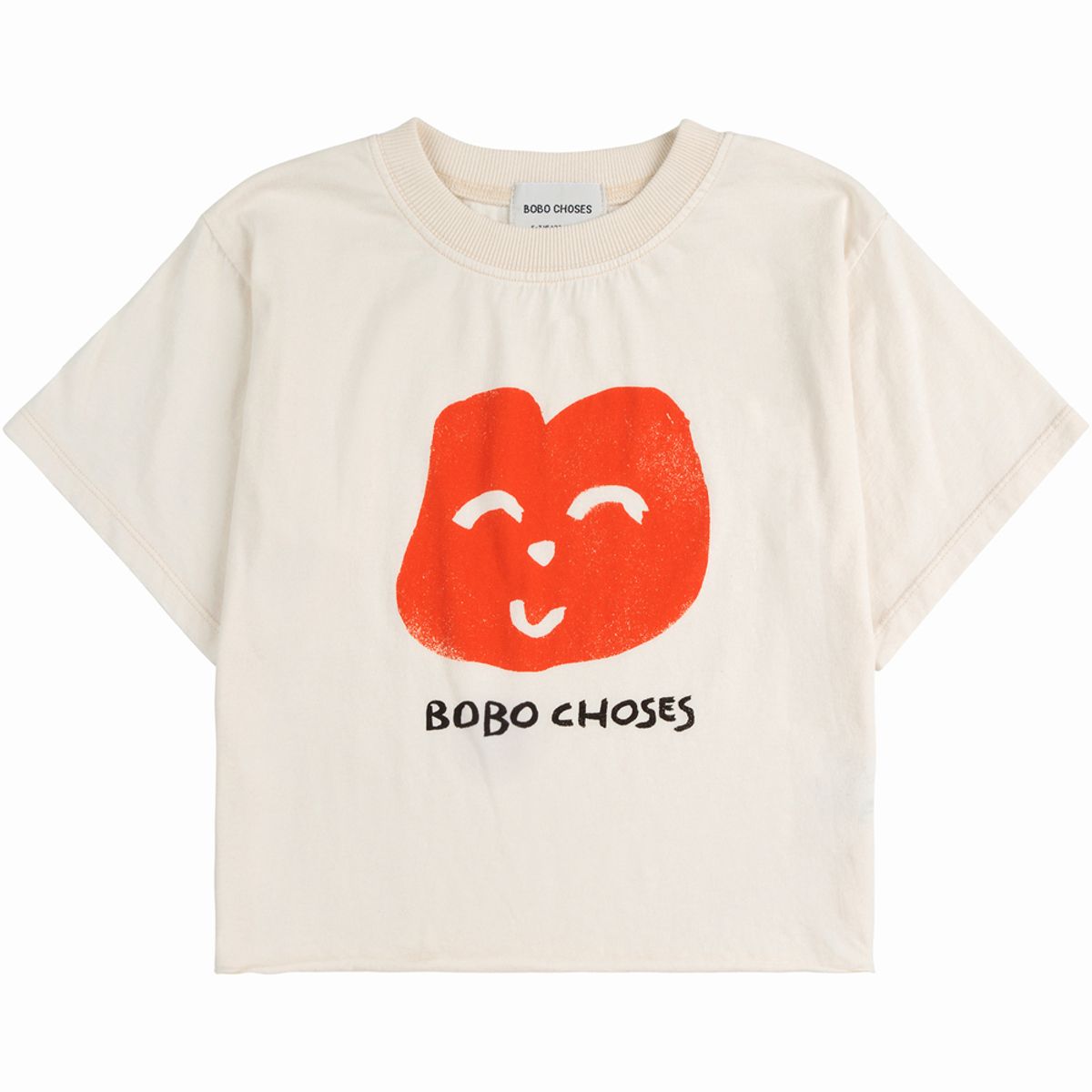 Organic Joyful Face t-shirt (6-7 år)