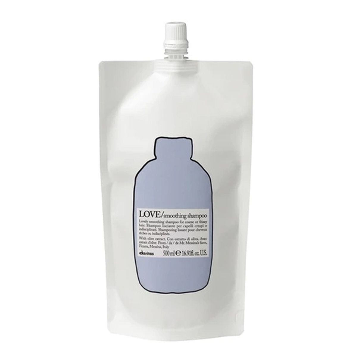 Davines Essential Love Smoothing Shampoo, 500 ml - Refill