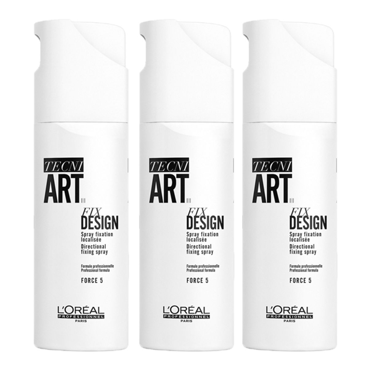 Loreal Tecni.art Fix Design Hairspray, 200 ml (3 pak.)