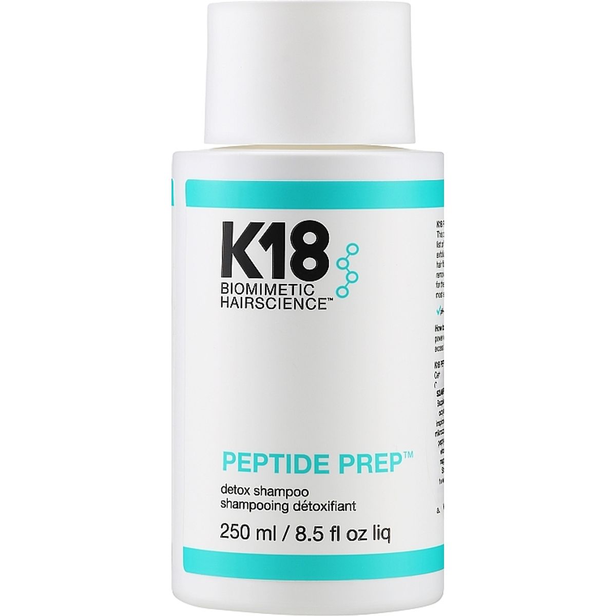 K18 Peptide Prep Detox Shampoo, 250 ml