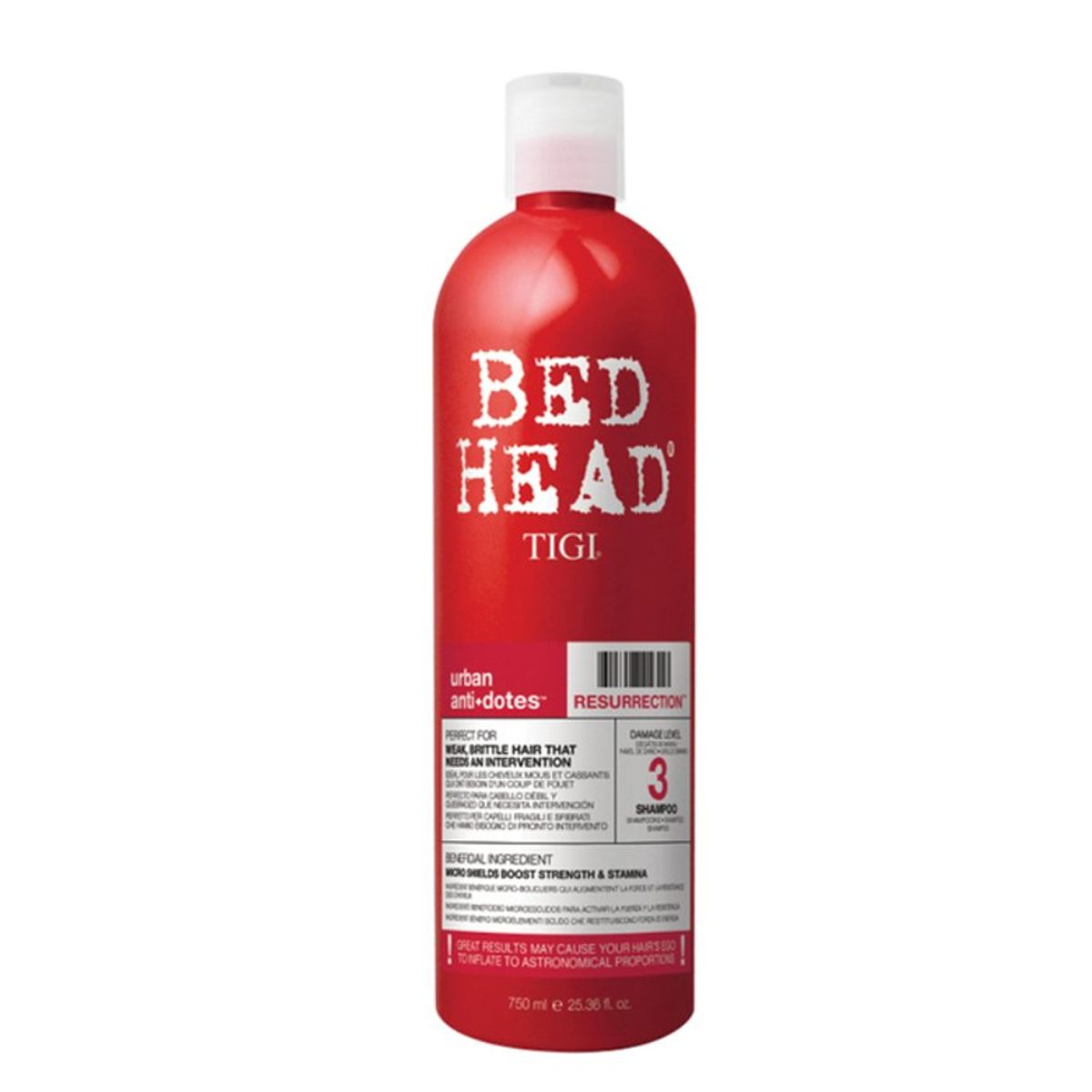 Tigi Bed Head Urban Anti-dotes Resurrection Shampoo 750 ml