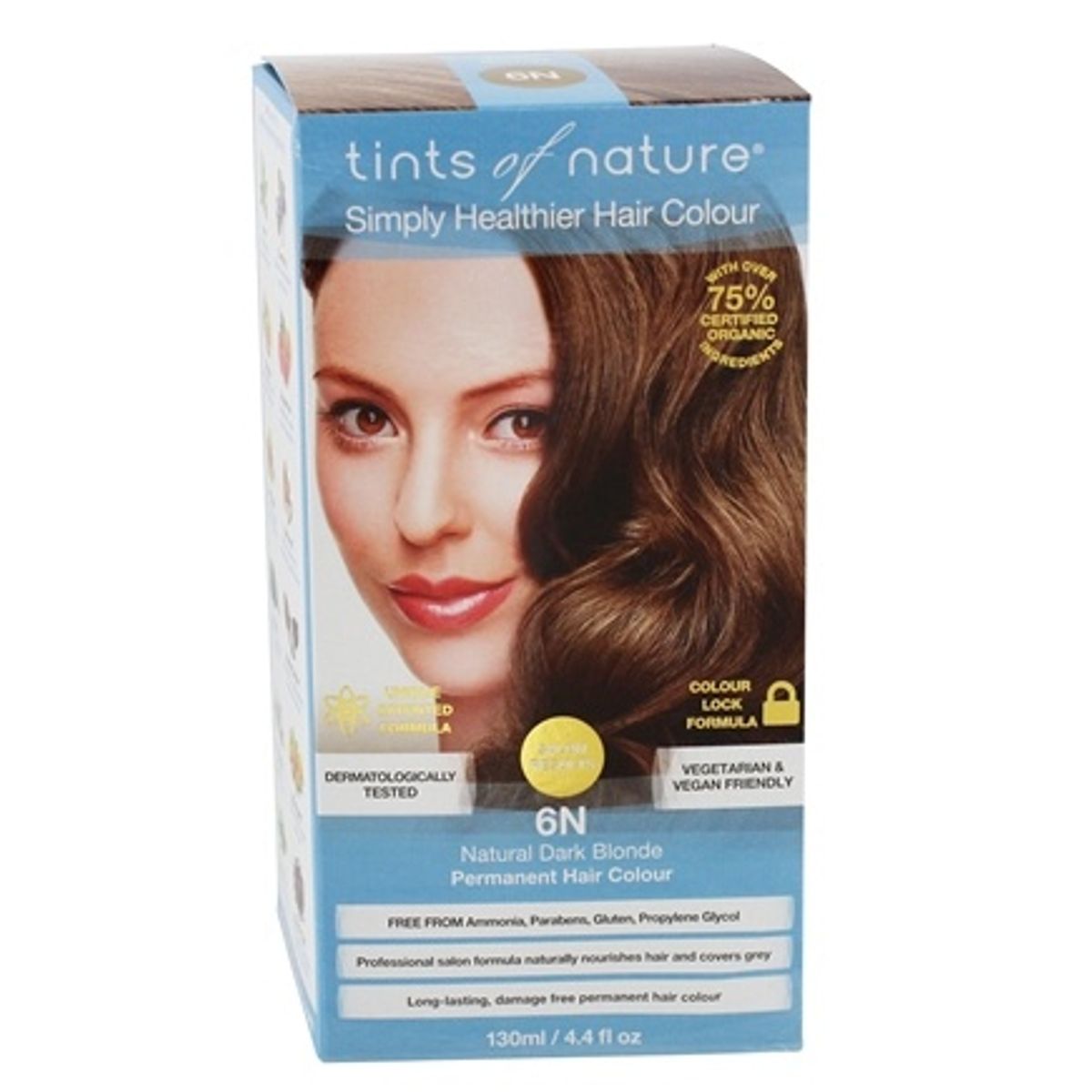 Tints of Nature 6N Natural Dark Blonde, 130 ml