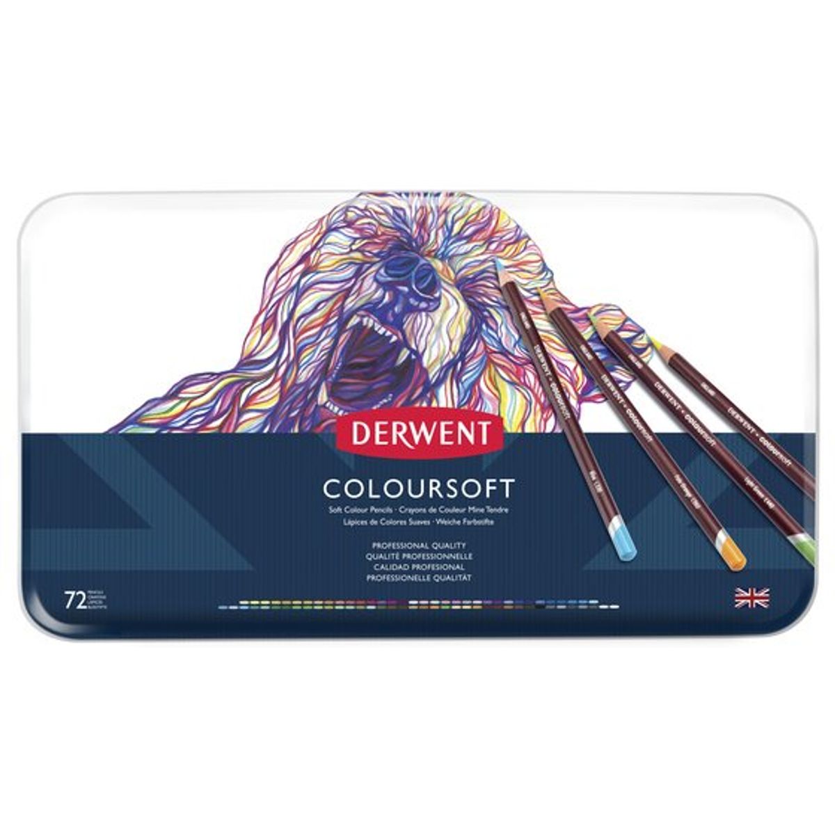 Derwent Coloursoft - 72 stk.