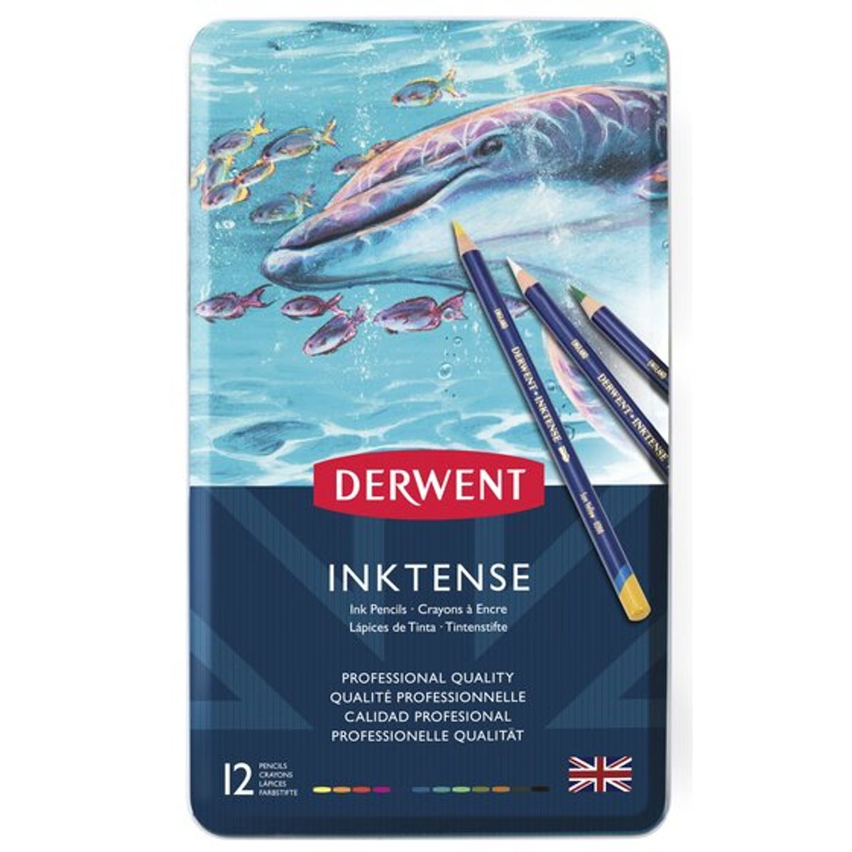 Derwent Inktense - 12 stk. - Fast Lavpri...