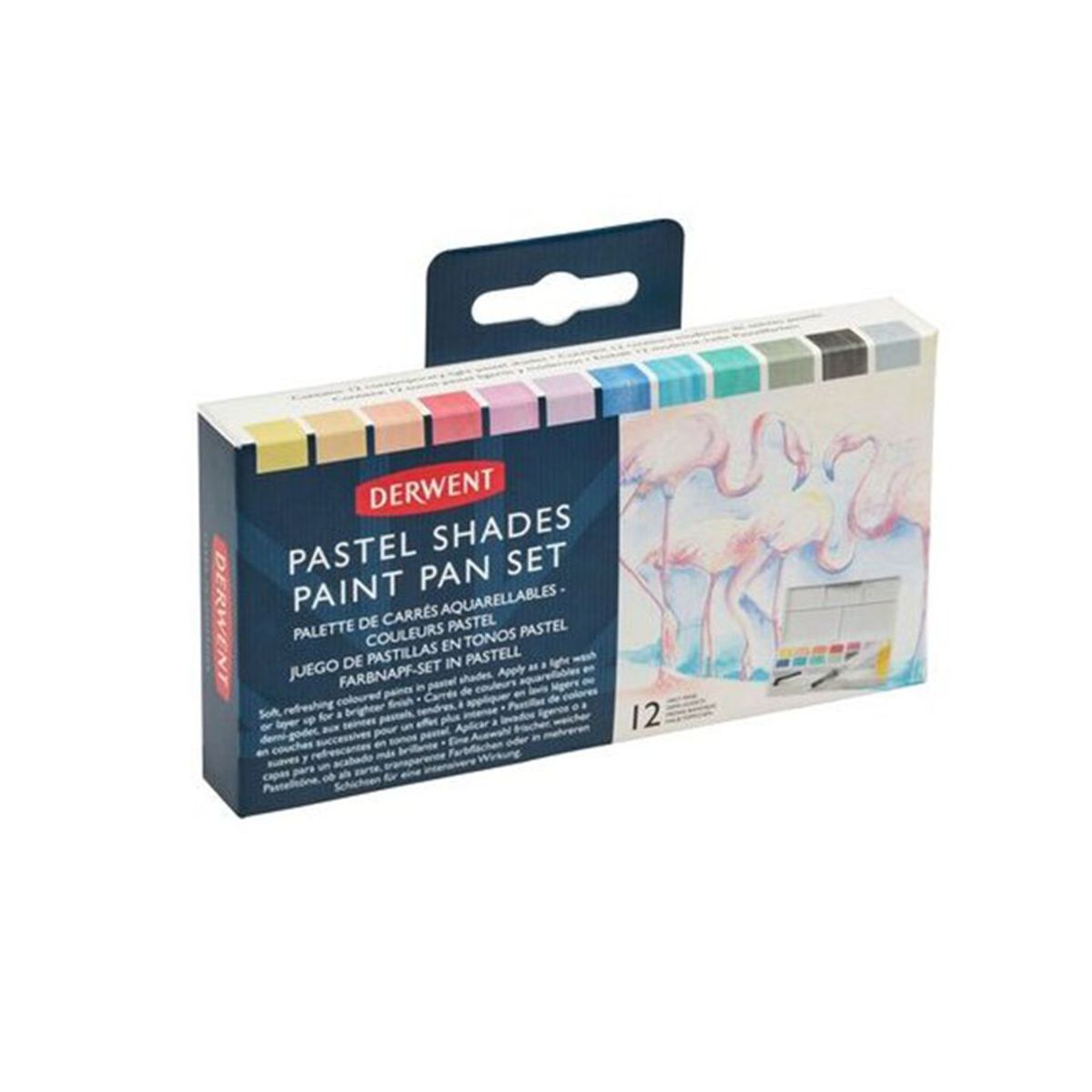 Derwent pastel shades pan sæt - 12 stk. ...