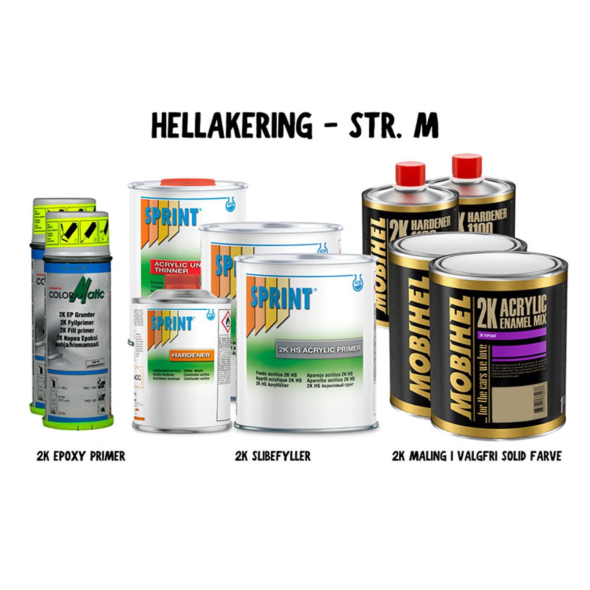 Solid pakke BASIC hellakering - str. M