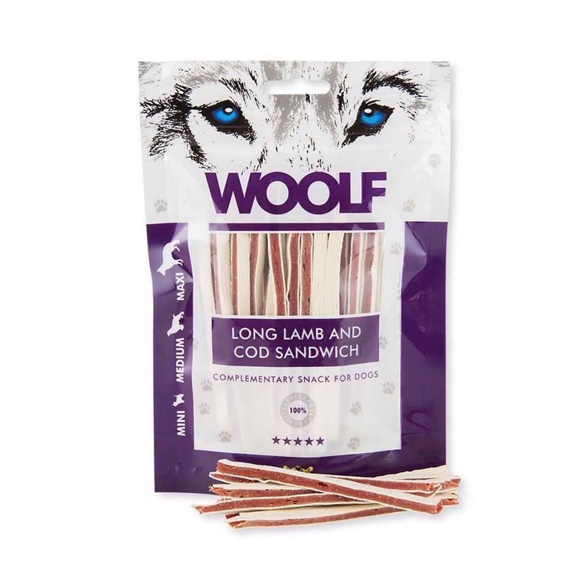 WOOLF Long Lamb & Cod Sandwish