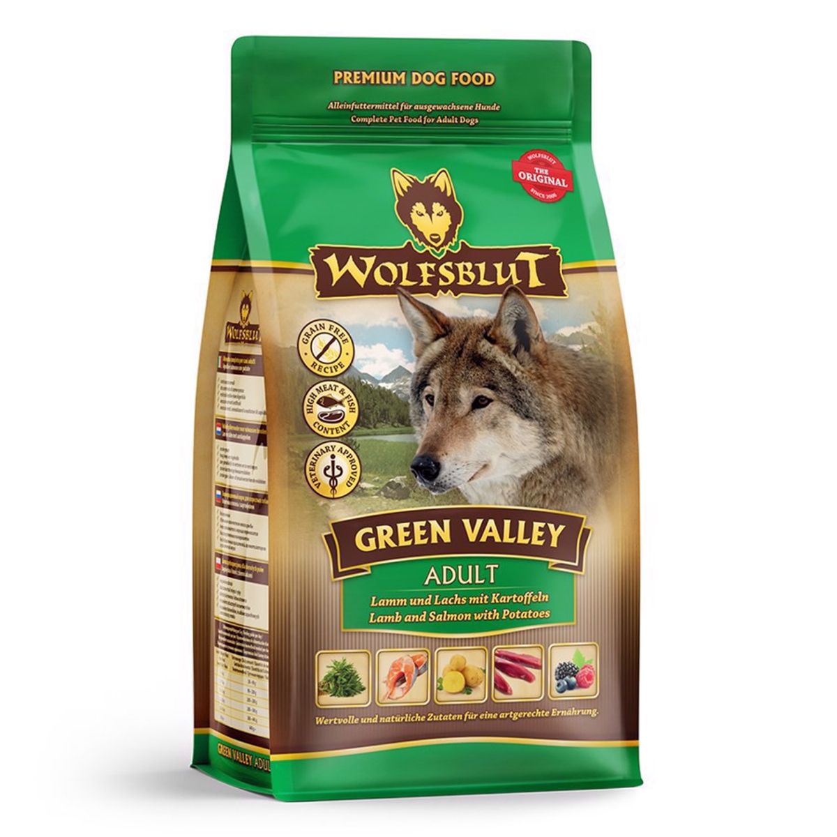 Wolfsblut Green Valley Adult med lam & fisk, 400g