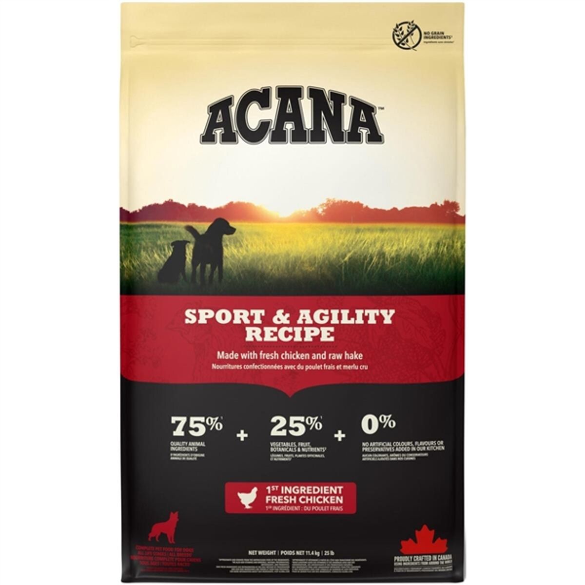 Acana Sport og Agility Recipe, 11.4 kg